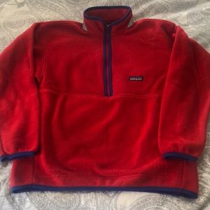 Youth synchilla Patagonia fleece red